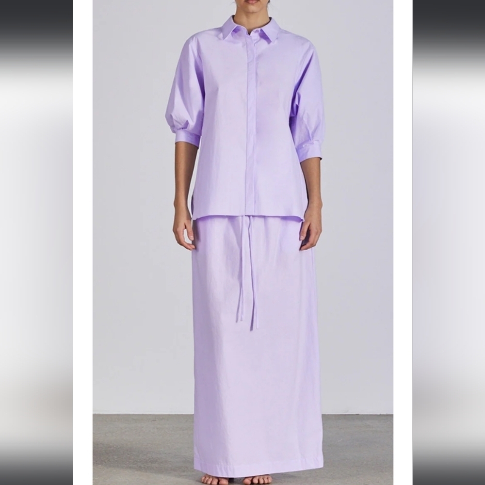 Bondi Burn Vista Maxi Lavender Skirt